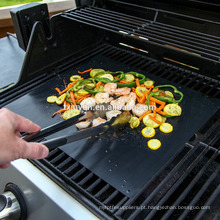 Tecido de fibra de vidro teflon usado como churrasco GRILL MAT PROTECTER ---- carpete de serviço pesado preto